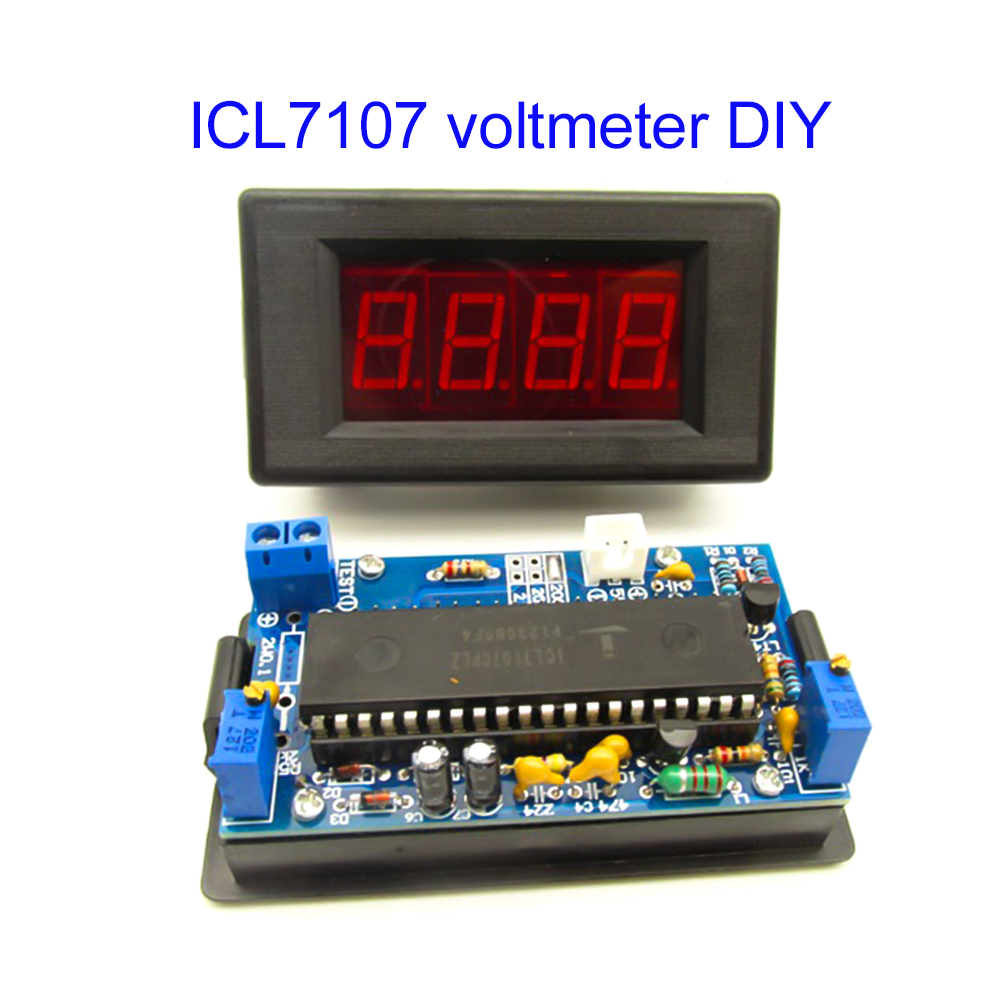 Diy Electronics Kits For Kids - ICL7107 Voltmeter DIY Kit Parts DC