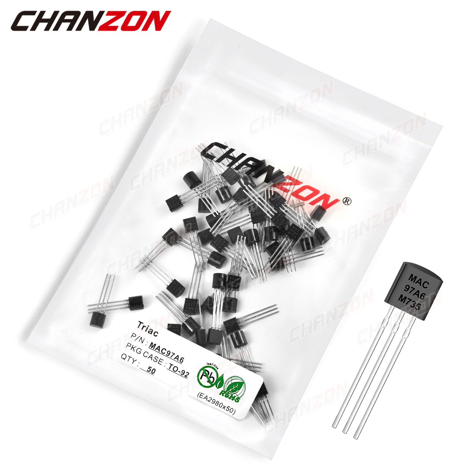 Diy Electronics For Sale - Bộ 50 MAC97A6 TO-92 Triac SCR