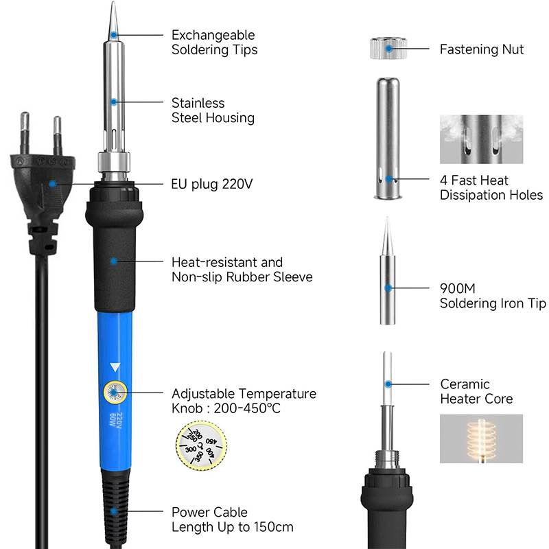 Adjustable Temperature 220V 60 - đánh giá và giá Diy Elektronic