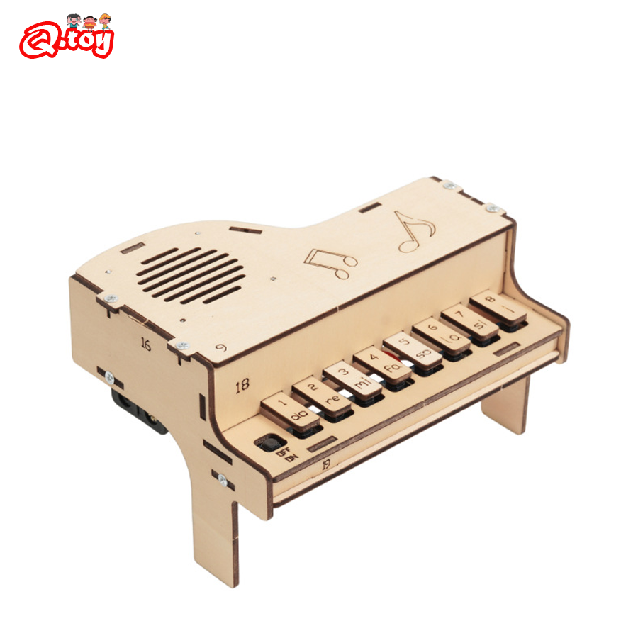 DIY Wooden Electronic Piano Mo - đánh giá và giá Diy Electronics Kits For Kids