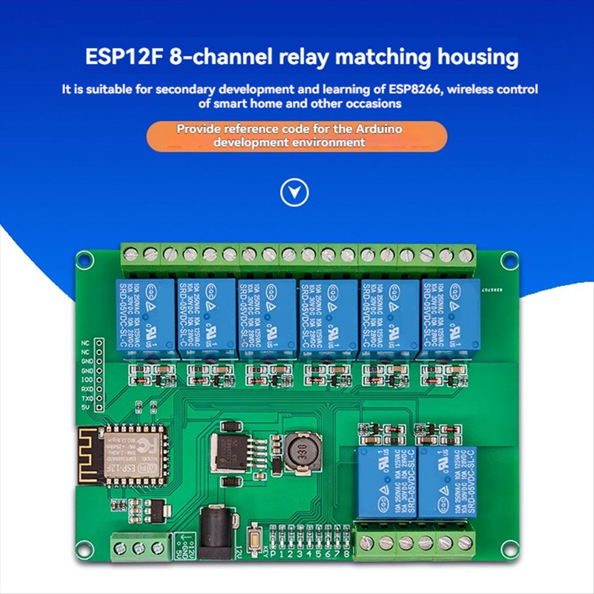 A99X 8-CH Relay Module DC12-24 - đánh giá và giá Relay Module 5V