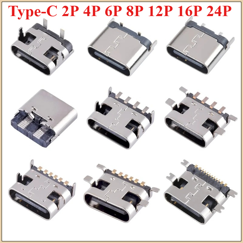 10Pcs USB Connector Type C Fem - đánh giá và giá Smd Solder Paste
