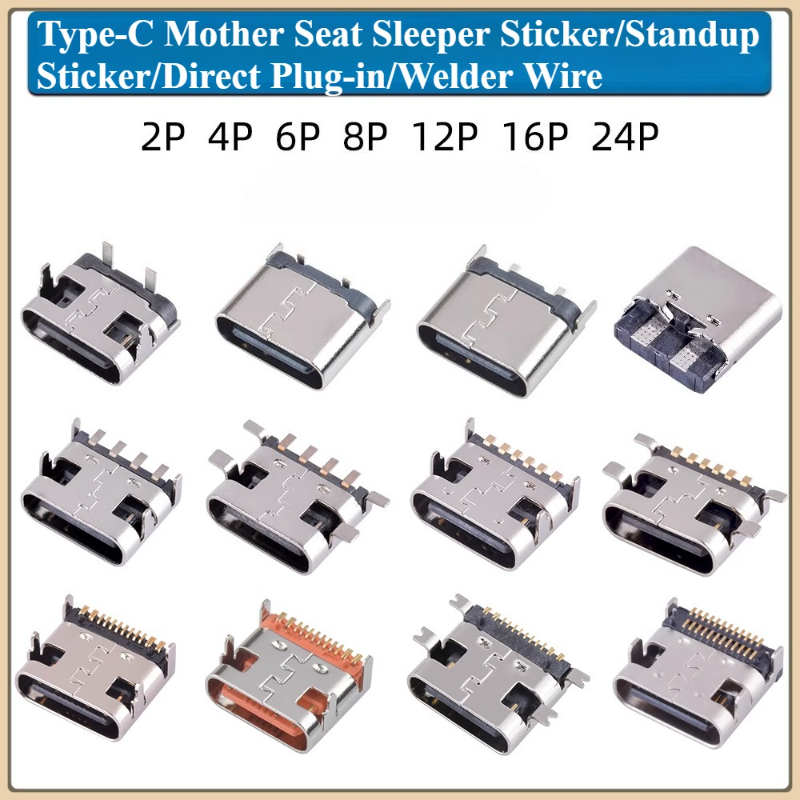 10Pcs USB Connector Type C Fem - đánh giá và giá Smd Solder Paste