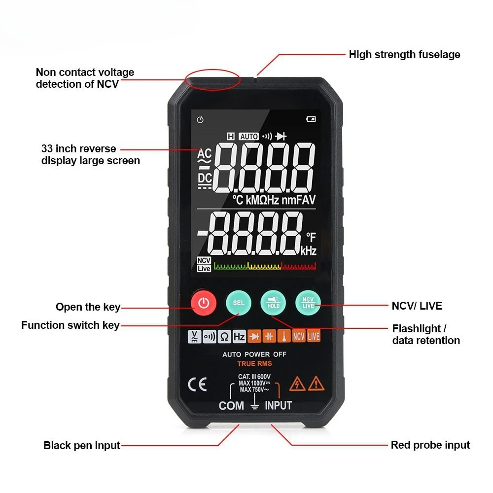Smart Digital Multimeter Teste - đánh giá và giá Multimeter Digital
