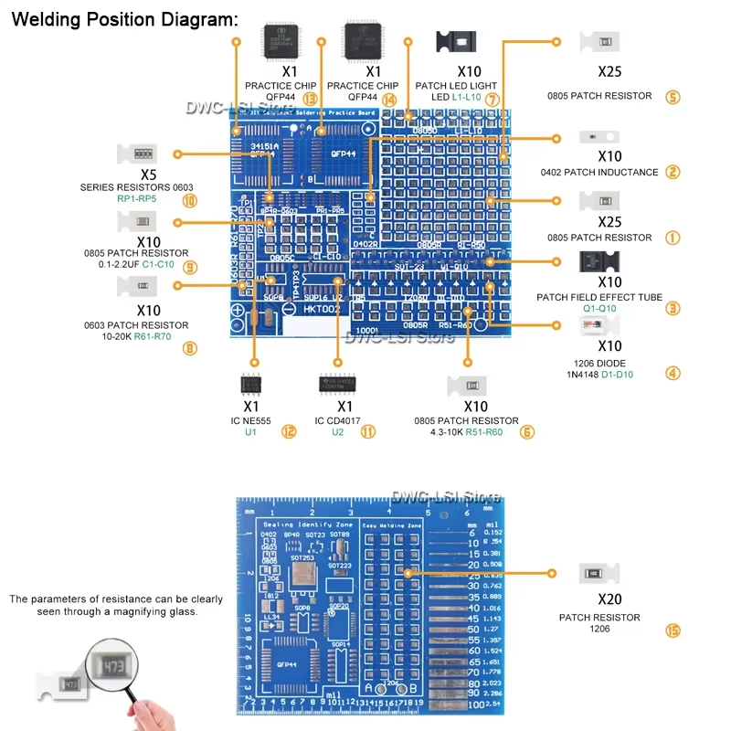 02 Patch Components Electronic - đánh giá và giá Diy Electronics Kits For Kids