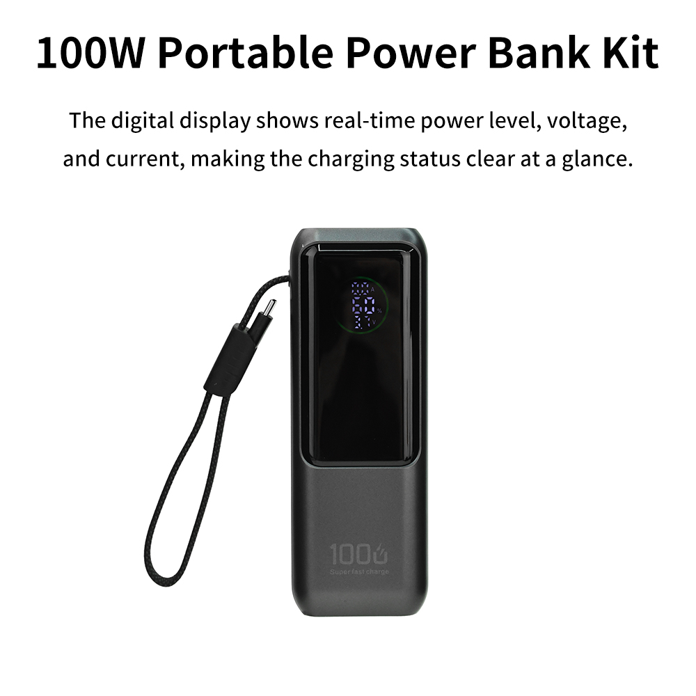 PD 100W Fast Charging Power Ba - đánh giá và giá Diy Elektronic
