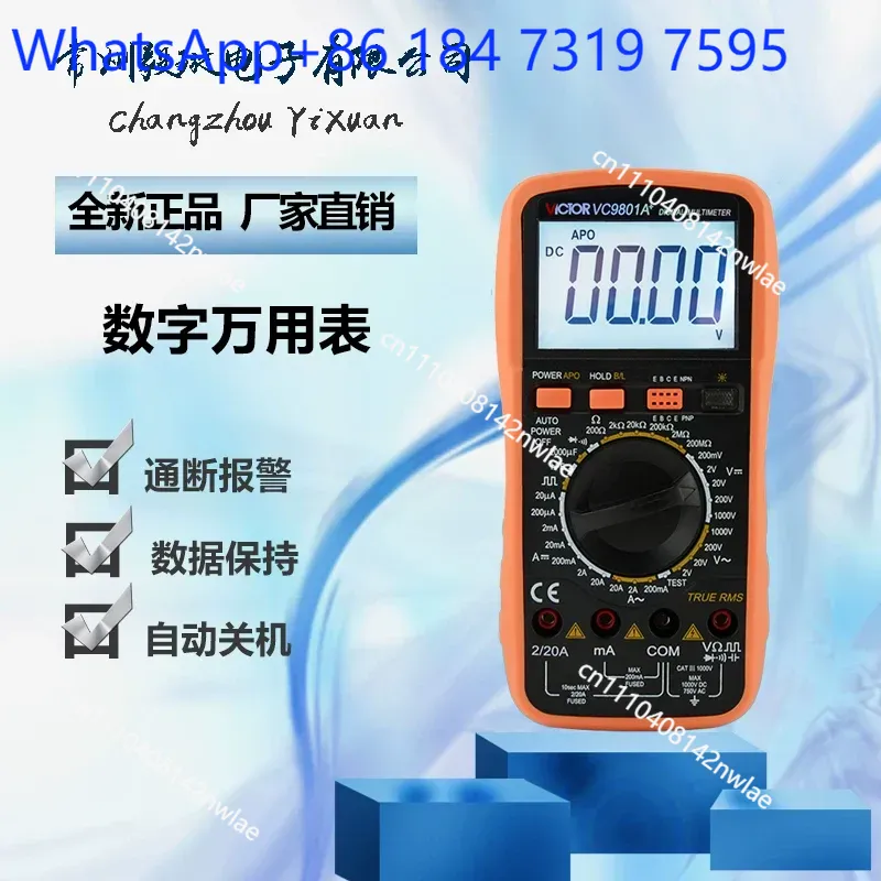 Digital Multimeter VC9801A VC9 - đánh giá và giá Multimeter Digital