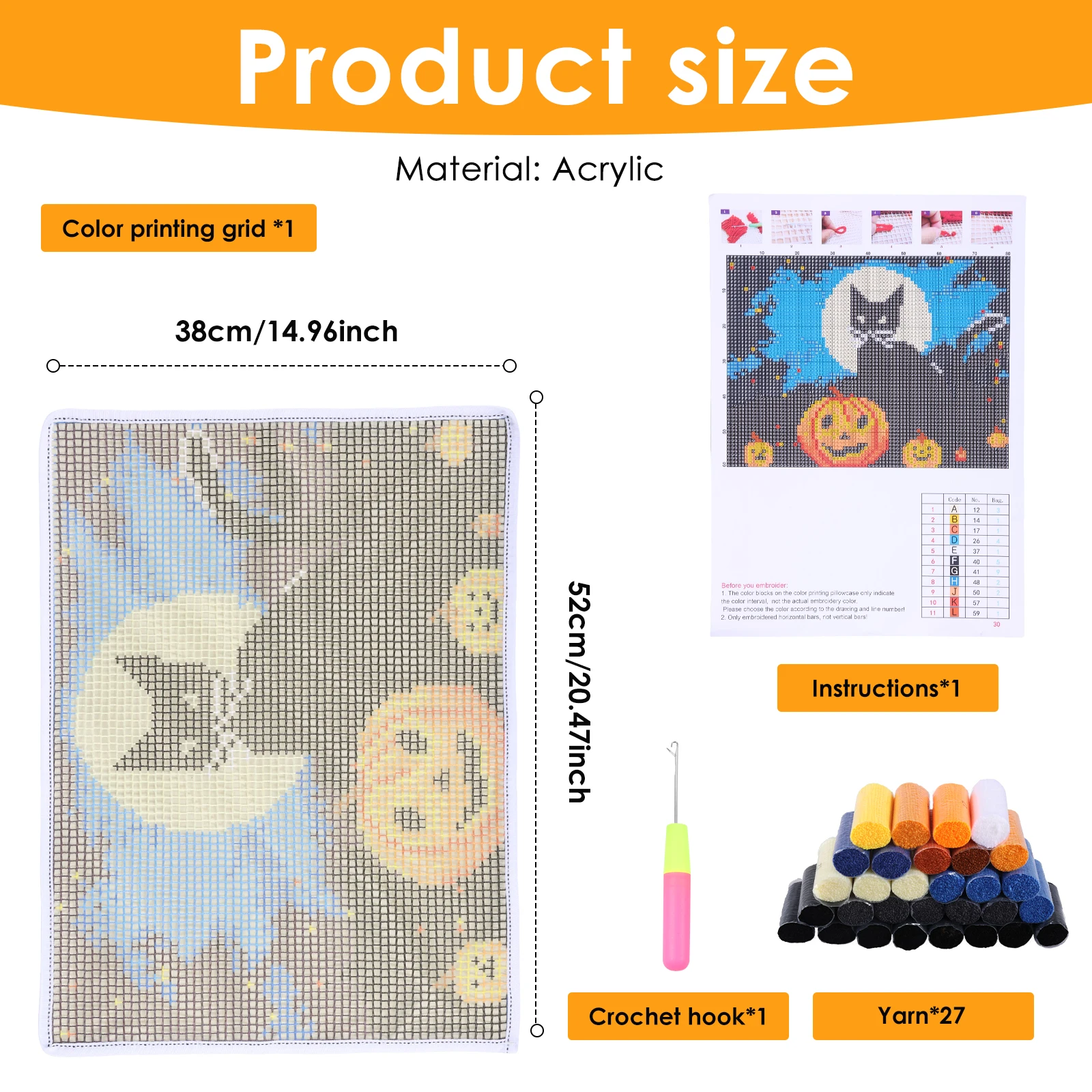 Latch Hook Kits DIY Animal Pat - đánh giá và giá Diy Elektronic
