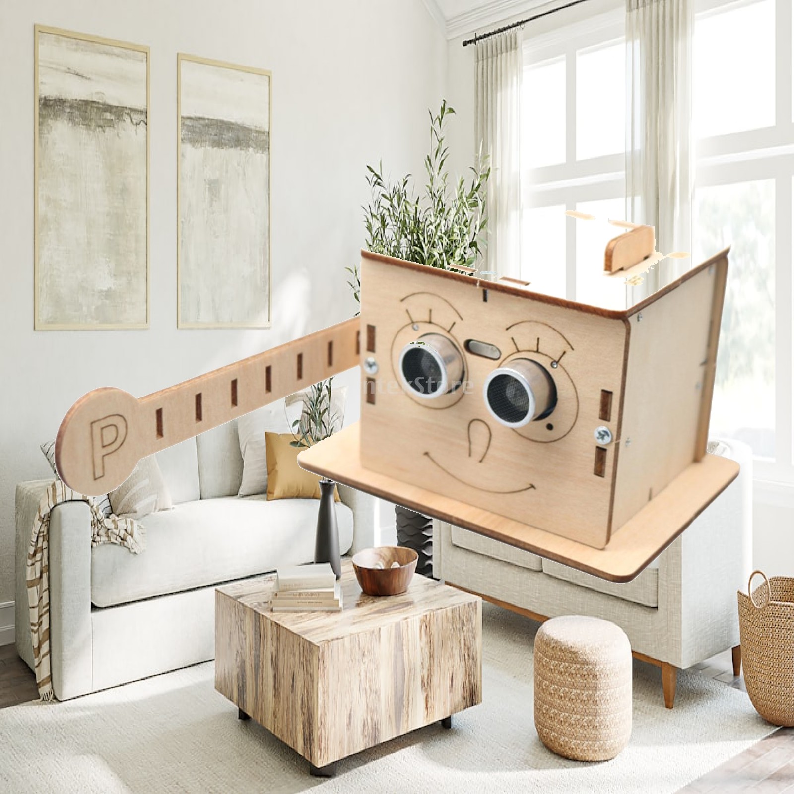 Wooden Toy Kit Smart Barrier G - đánh giá và giá Diy Electronics Kits For Kids