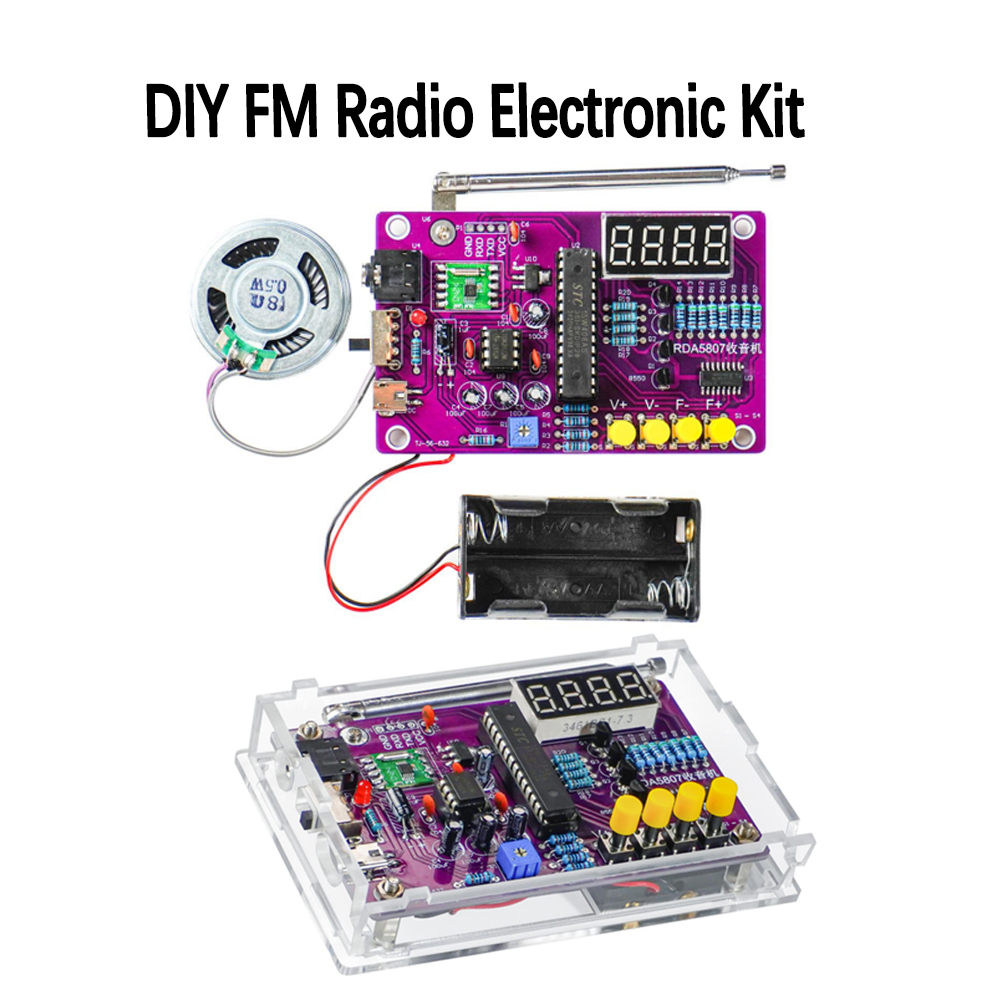 DIY FM Radio Electronic Kit 87 - đánh giá và giá Diy Electronics Radio