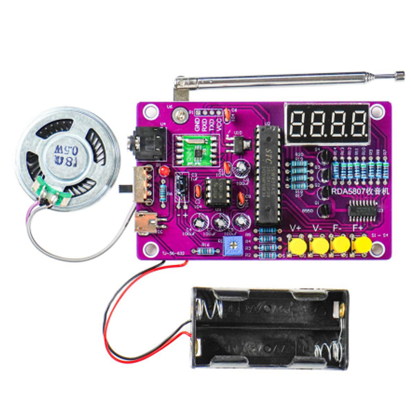 DIY FM Radio Electronic Kit 87 - đánh giá và giá Diy Electronics Radio