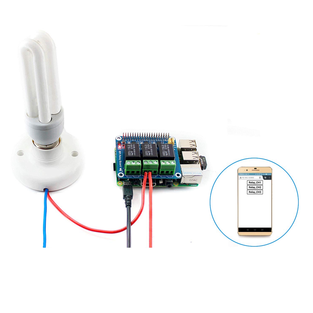 Waveshare 5V 3-Channel Relay M - đánh giá và giá Relay Module 5V