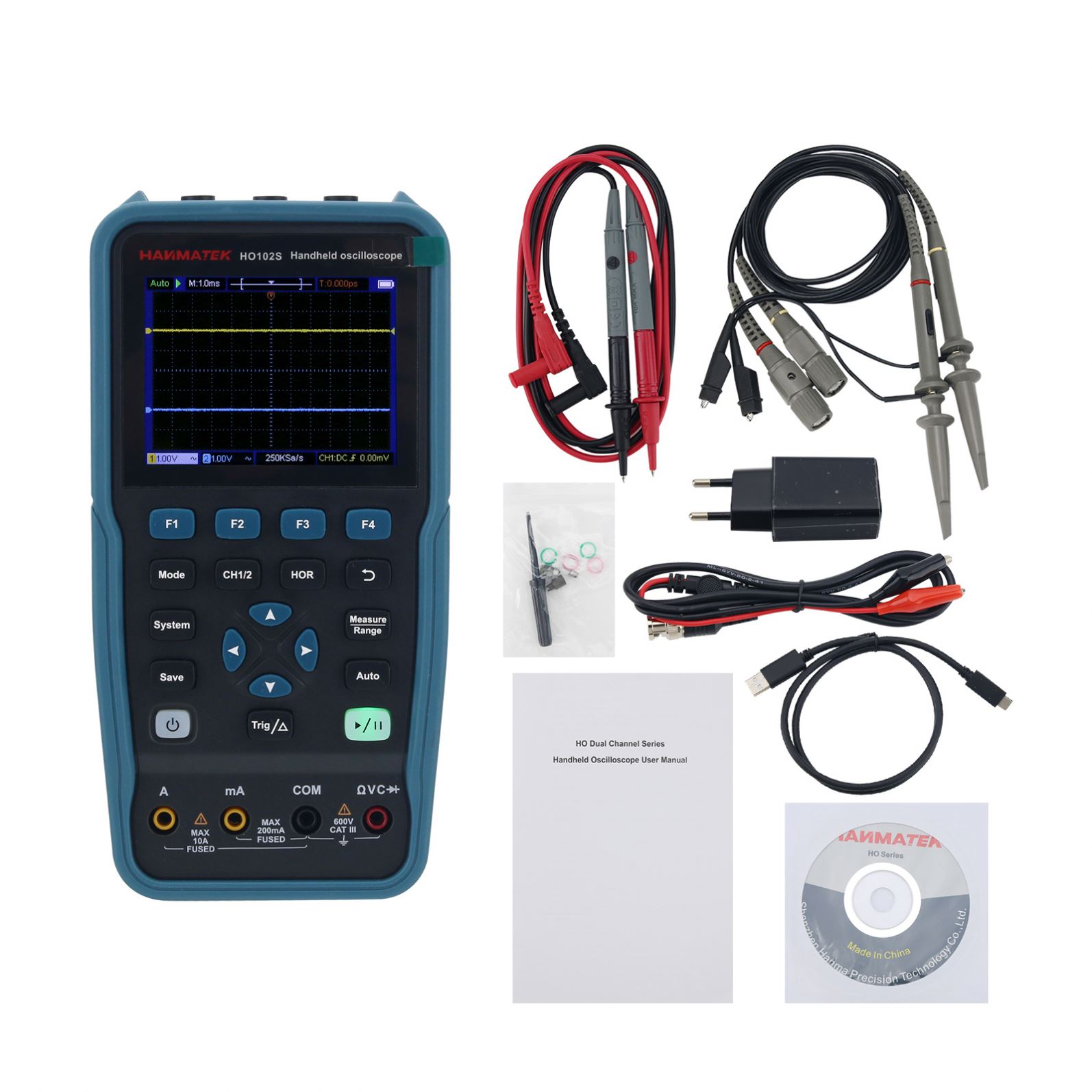 HO102 HO102S 100M Digital Osci - đánh giá và giá Multimeter Digital