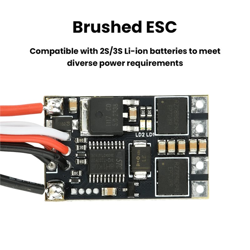 -[No.68 ] Brushed ESC Micro 5A - đánh giá và giá Diy Electric Car