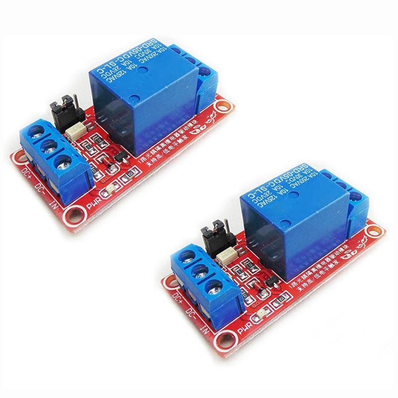 Essential 2Pcs 5V One Channel  - đánh giá và giá Relay Module 5V