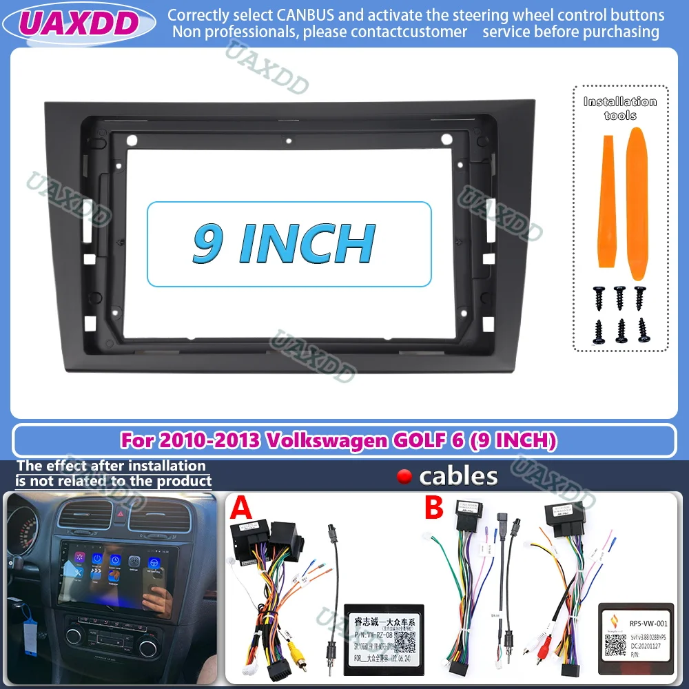 9 Inch Car DVD Frame For Volks - đánh giá và giá Diy Electronics Radio