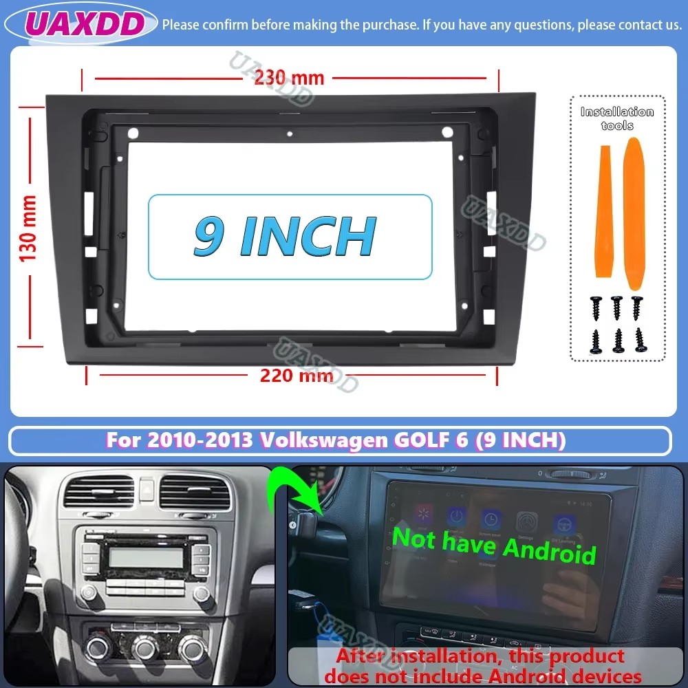 9 Inch Car DVD Frame For Volks - đánh giá và giá Diy Electronics Radio